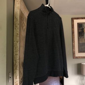 Calvin Klein zip up crew neck